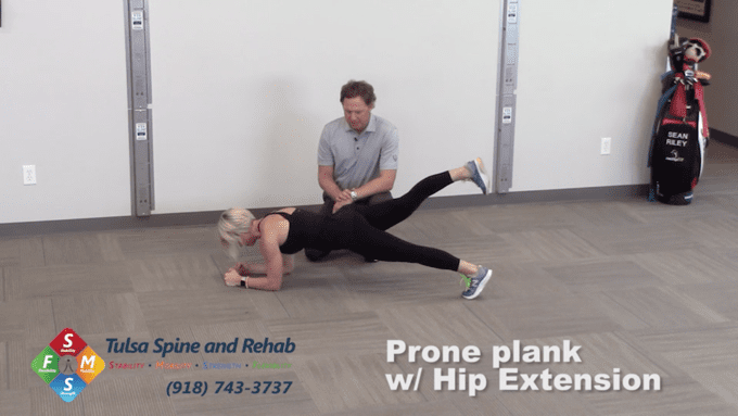 Prone Plank Extension