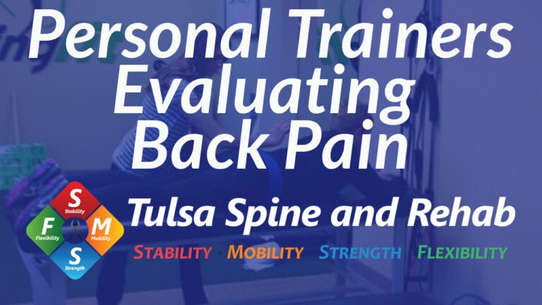 Should Your Personal Trainer Evaluate Your Back Pain?