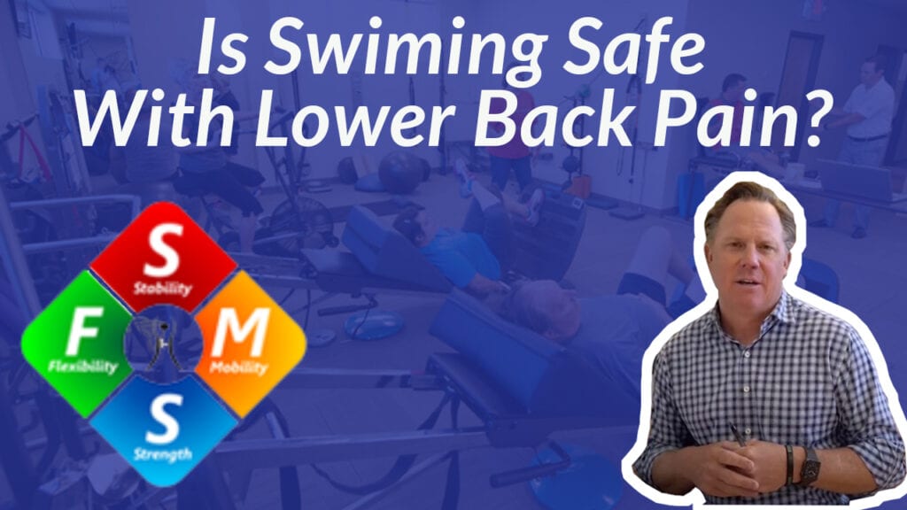 Ask Dr. Riley: Is swimming a safe exercise with a lower back injury?
